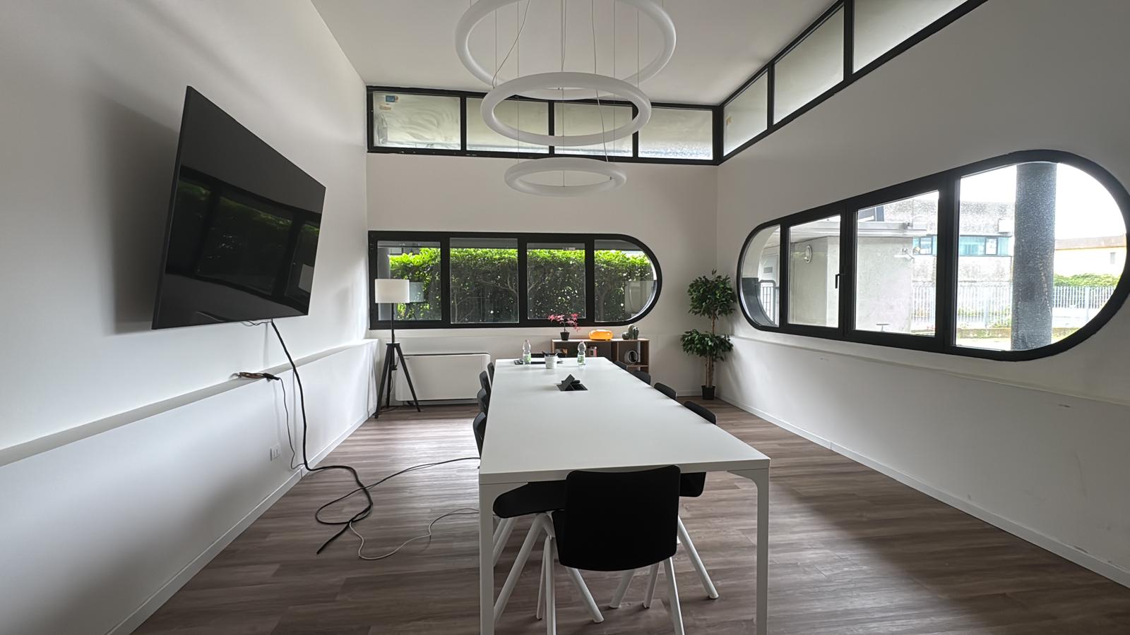 Sala riunioni dell’hub di Assago