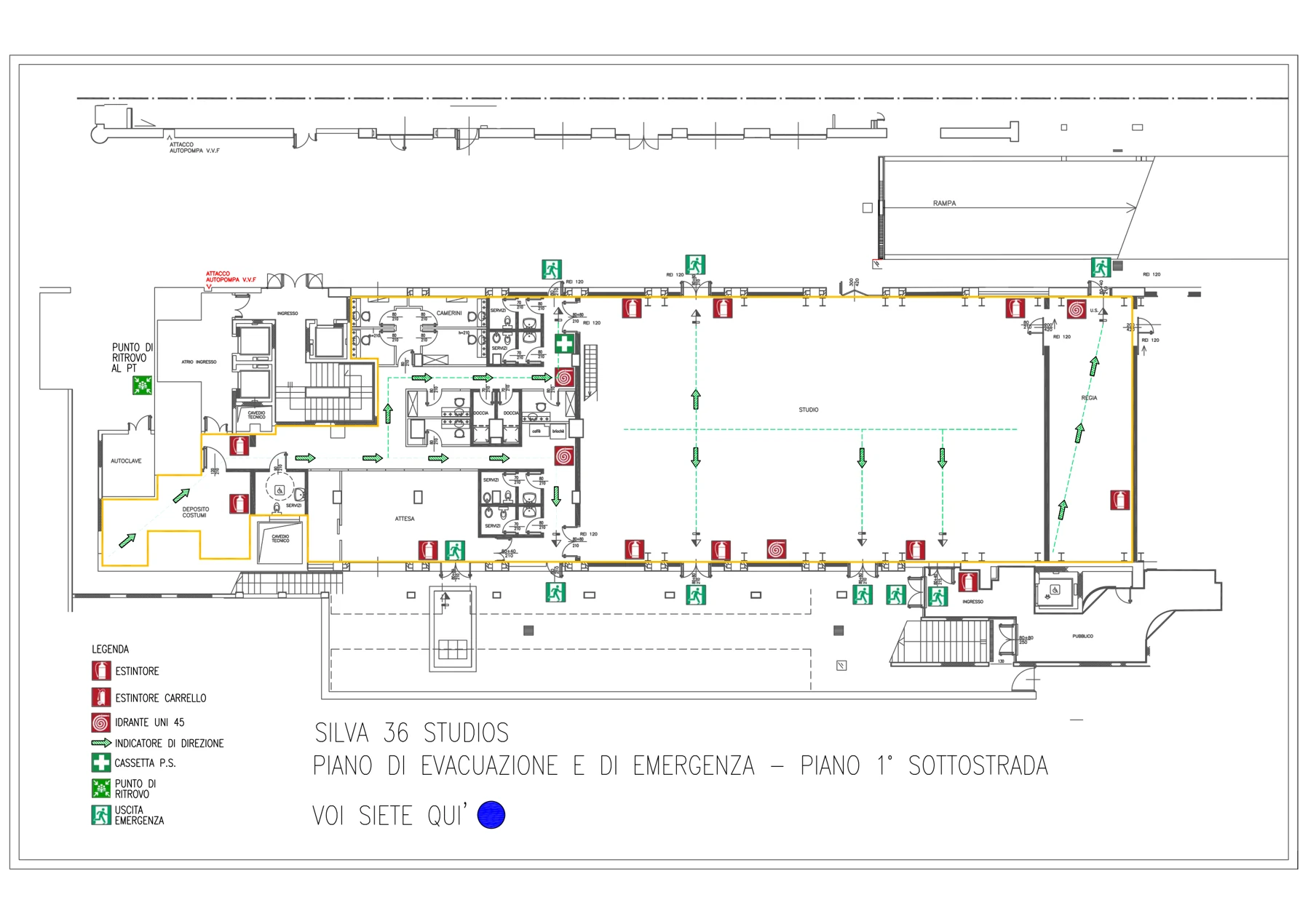 Anteprima della planimetria tecnica dello studio Milano City
